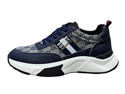 Gucci Shoes - Navy GG Runner