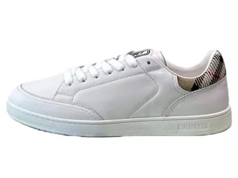 Burberry Shoes - White Check Heel