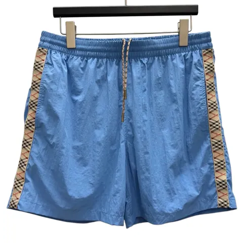 Burberry Shorts - Blue Check Stripe