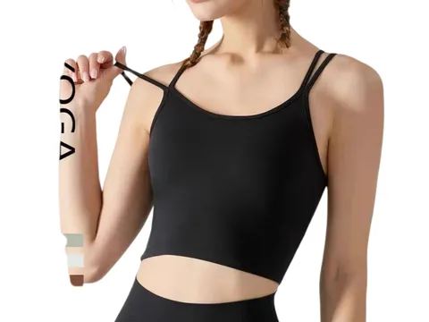 Alo Vest - Black Strappy Tank