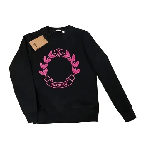 Burberry Hoodie - Black Pink Laurel