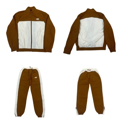 Syna World Set - Brown & White Tracksuit