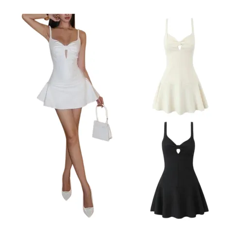 Zara Dress - White Skater Mini