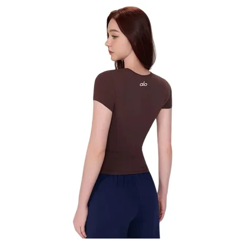 Alo Tee - Brown Fitted