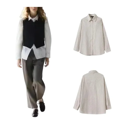 Zara Shirt - Stone Oversized