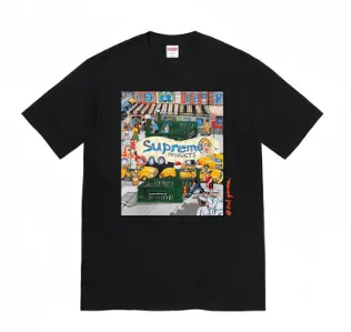 Supreme Tee - Black Photo Print