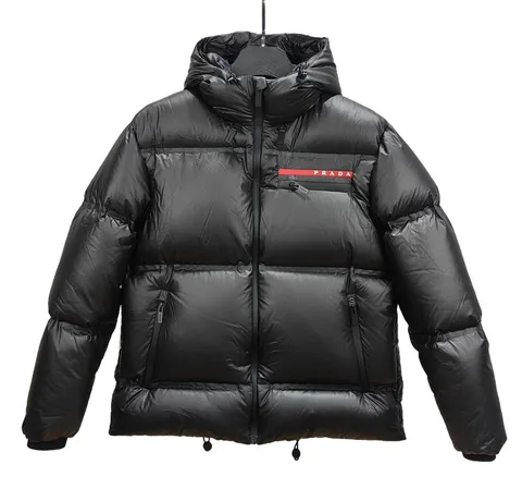 Prada Down Jacket - Black Hooded
