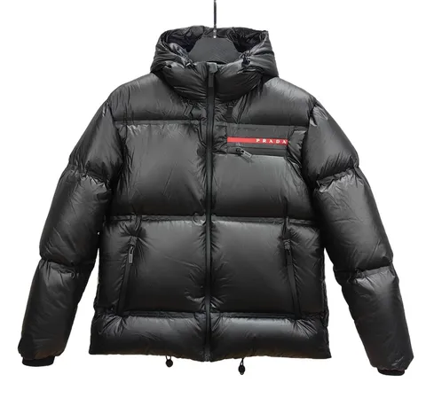 Prada Down Jacket - Black Hooded