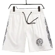 Chrome Hearts Shorts - White Horseshoe