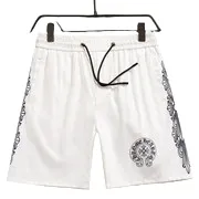 Chrome Hearts Shorts - White Horseshoe