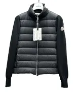 Moncler Down Jacket - Black Knit Hybrid II