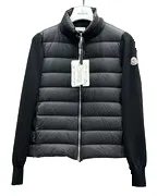 Moncler Down Jacket - Black Knit Hybrid II