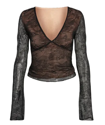 I.AM.GIA top - Sheer Lace Top