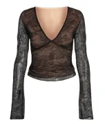 I.AM.GIA top - Sheer Lace Top