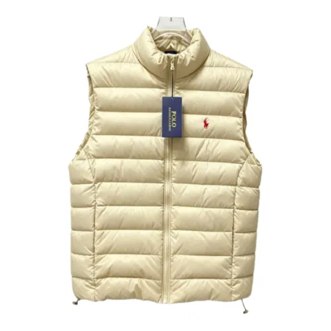 Ralph Lauren Vest - Cream Puffer Vest