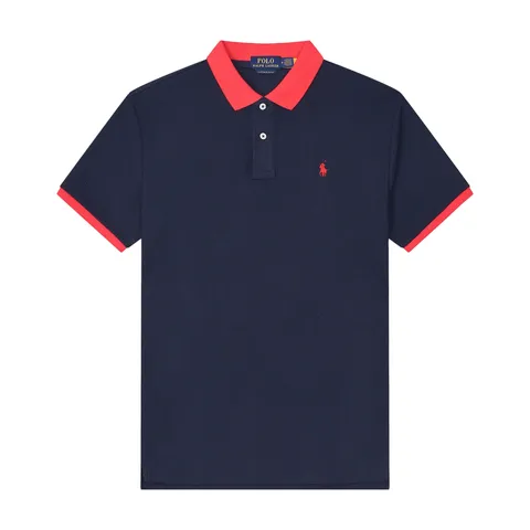 Ralph Lauren Polo - Navy Red Collar