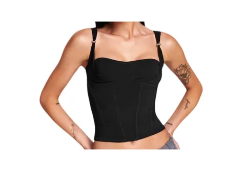 I.AM.GIA top - Black Corset Top