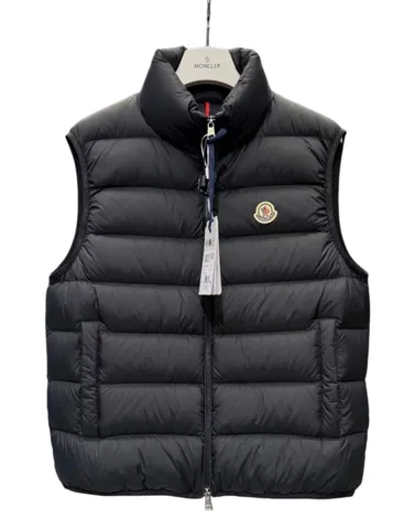 Moncler Vest - Black Glossy