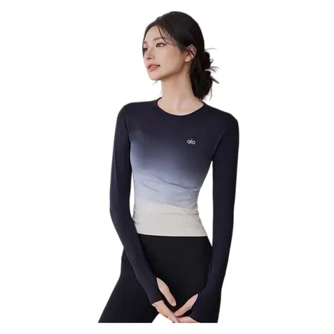 Alo Set - Navy Ombre Top