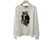 Ralph Lauren Polo Bear - Cream Bear Knit, Embroidered