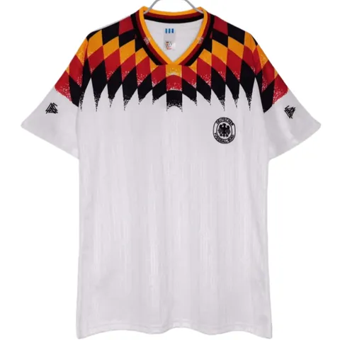 1994 season Germany home Retro Fan version - White Collar