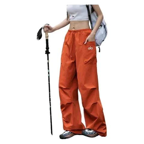 Alo Pants - Orange Parachute