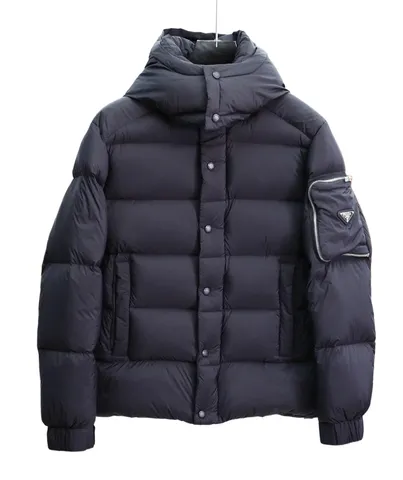 Prada Down Jacket - Navy Hooded