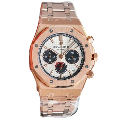 Audemars Piguet [Royal Oak] - Rose Gold Panda Chronograph