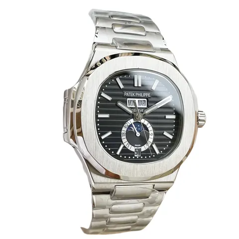 Patek Philippe [Nautilus] - Black Dial Moonphase