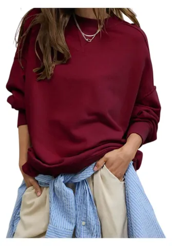 Alo Hoodie - Burgundy Crew