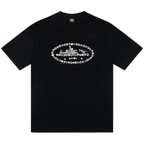 Corteiz Tee - Black Chain Alcatraz