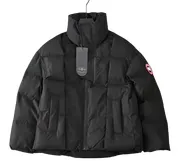 Canada Goose Quilted Jacket - Black Funnel-Neck
