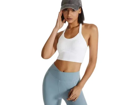 Alo Vest - White Halter Bra