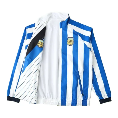 2425 Argentina Wear on both sides windbreaker - Blue & White Stripe