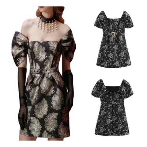 Zara Dress - Floral Puff Sleeve Mini