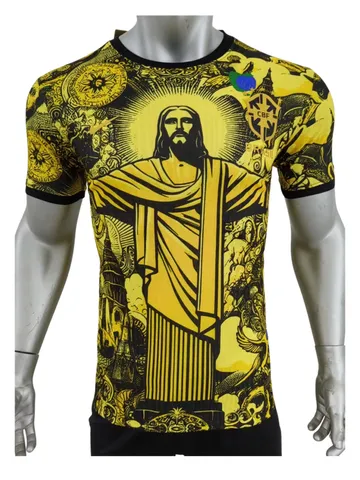 Yellow Brazil Special Edition Jersey Player Version