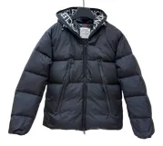 Moncler Down Jacket - Navy Logo Hood, Hooded II