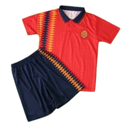 1994 season Spain home retro Kids kit