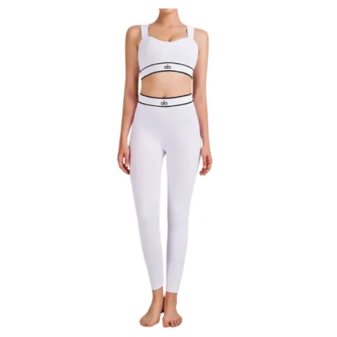 Alo Set - White Bra & Leggings