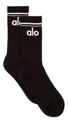 Alo Socks - Black Crew