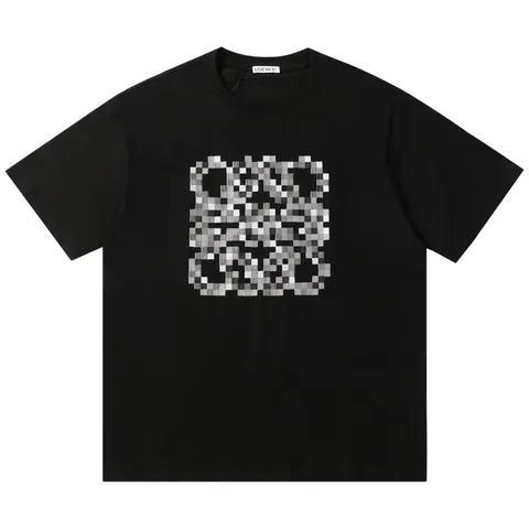 Loewe Tee - Black Pixel Anagram