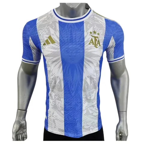 Argentina Special Edition Jersey Player Version - Blue & White Stripe