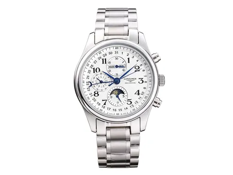 Longines - White Moonphase Chronograph