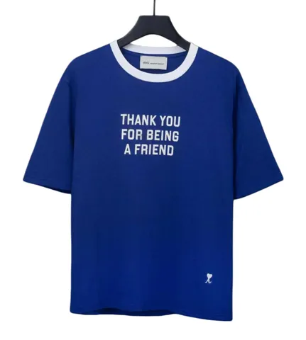 Ami Tee - Blue Thank You Ringer