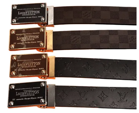 LV Belt - Monogram Plaque Buckle