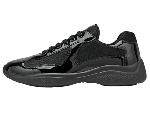 Prada Shoes - Black Patent Americas Cup