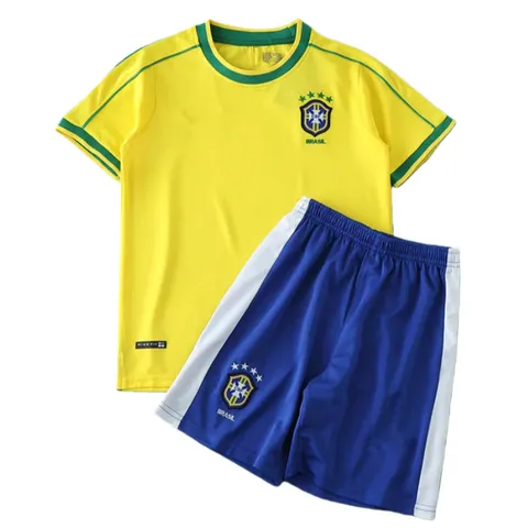 1998 Brazil home retro Kids kit