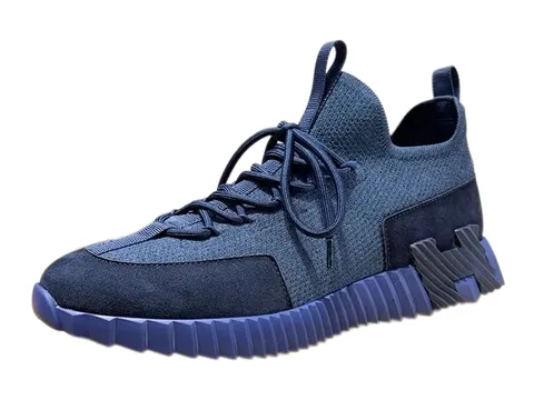 Hermes Shoes - Navy Knit