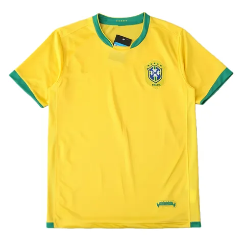 2006 season Brazil home retro Fan version