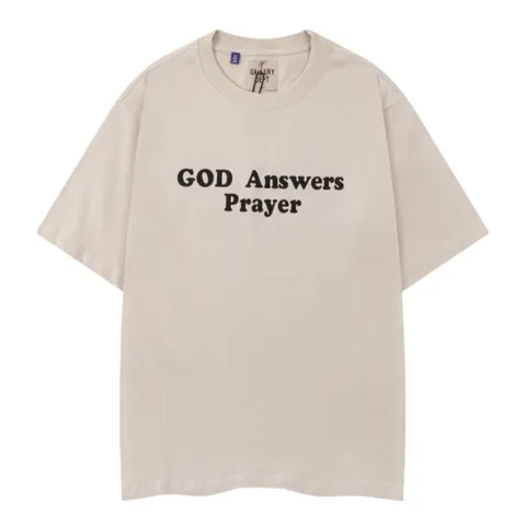Gallery Dept Tee - Cream God Answers Prayer